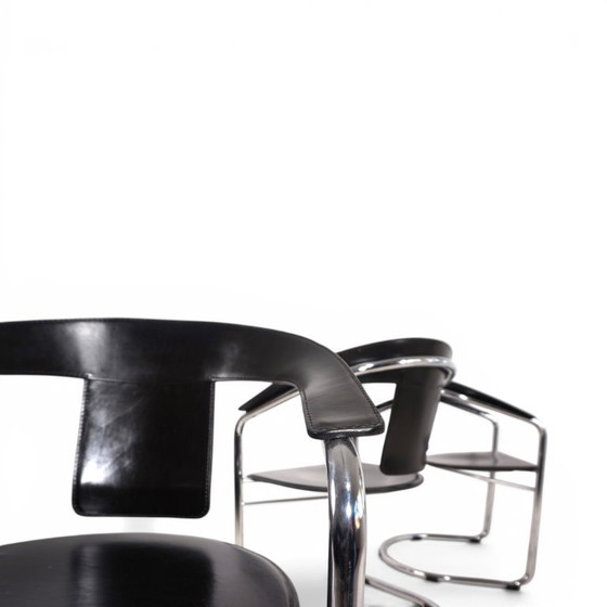 Image 1 of Juego de 4 sillas de comedor de A. Rizzatto para Lo Studio.