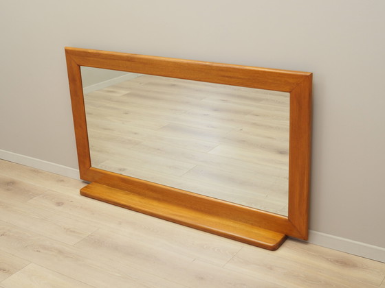 Image 1 of Mirror in Mahogany Frame, Italian Design, 1970s, Production: Italy