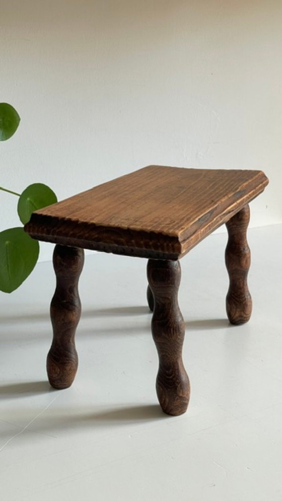 Tabouret Vintage Bois Tourné – Wood (photo 6 of 14)