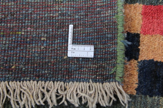 Image 1 of Original Perserteppich Gabbeh Ghashghai Orientteppich 196 cm x 110 cm Alt Natur