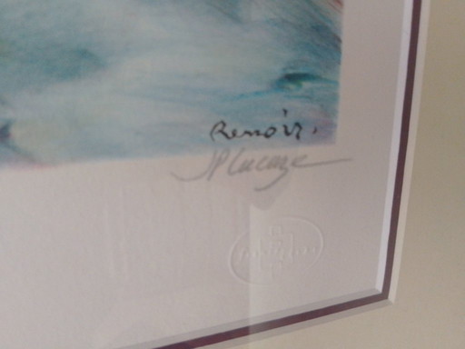 Litho Auguste Renoir "ritratto di Irène Cahen d'Anvers"