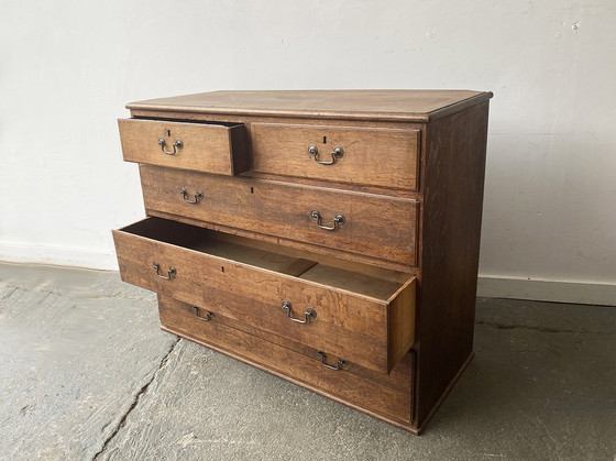 Image 1 of Early 19th Century Georgian Oak Chest of Drawers