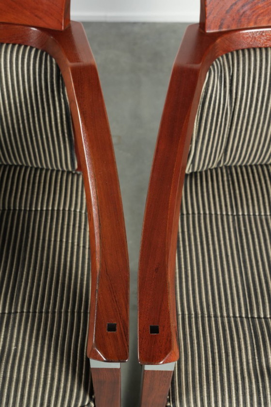 Image 1 of 4 x Fabric Schuitema designer dining chair with armrests from the Decoforma series