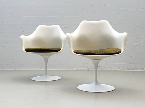 Image 1 of Set di 4 poltrone Tulip originali di Eero Saarinen per Knoll International, 1956
