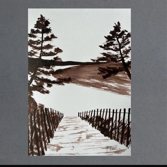 Image 1 of Boceto del artista. 21x15cm.