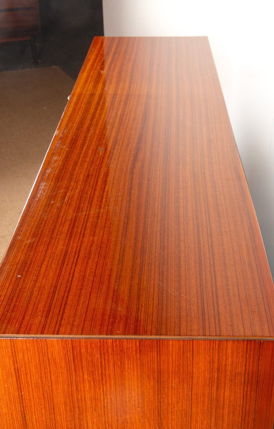 Image 1 of Modernist sideboard, 180 cm, French style in rosewood by Tricoire and Vecchione, TV unit 1960.
