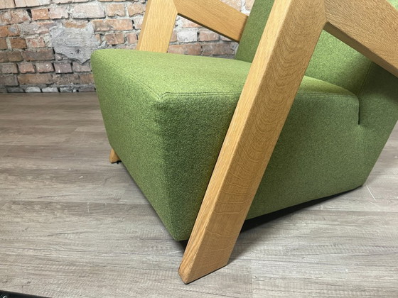 De Vorm Daddy's Chair - Green | Dutch Design – Armchairs, Textile, Wood (photo 14 of 16)