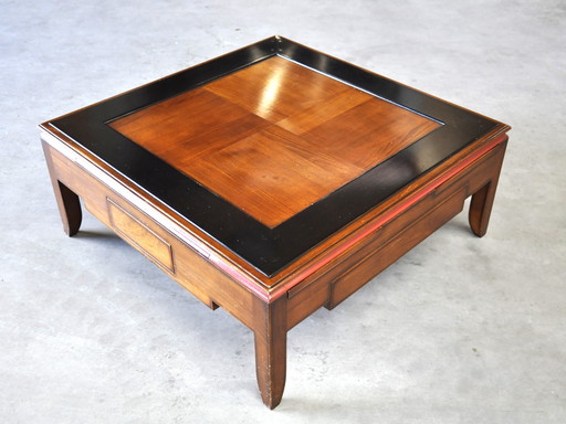 Midcentury Large Wooden Coffee Table by Asi D'assolo