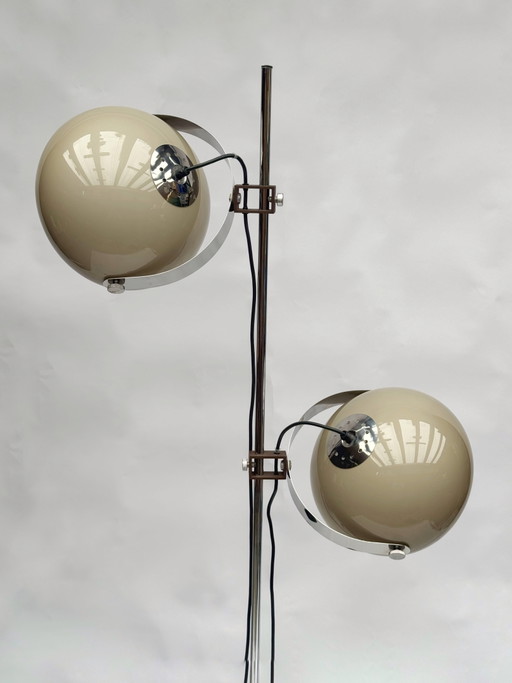 Lampadaire champignon XL vintage Dijkstra | Style années 60/70, époque spatiale, milieu du siècle – Dijkstra Lampen