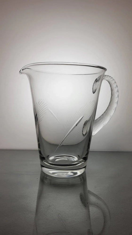 1960s crystal pitcher (wheat) – Glass & Decanter, Glass, Vintage (photo 7 of 7)