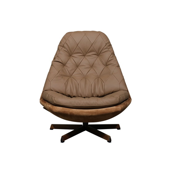 Image 1 of Fauteuil pivotant danois du milieu du siècle de Madsen & Schubel, années 1960
