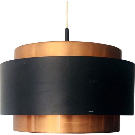 Vintage Saturn pendant lamp by Jo Hammerborg for Fog and Morup, Denmark 1960