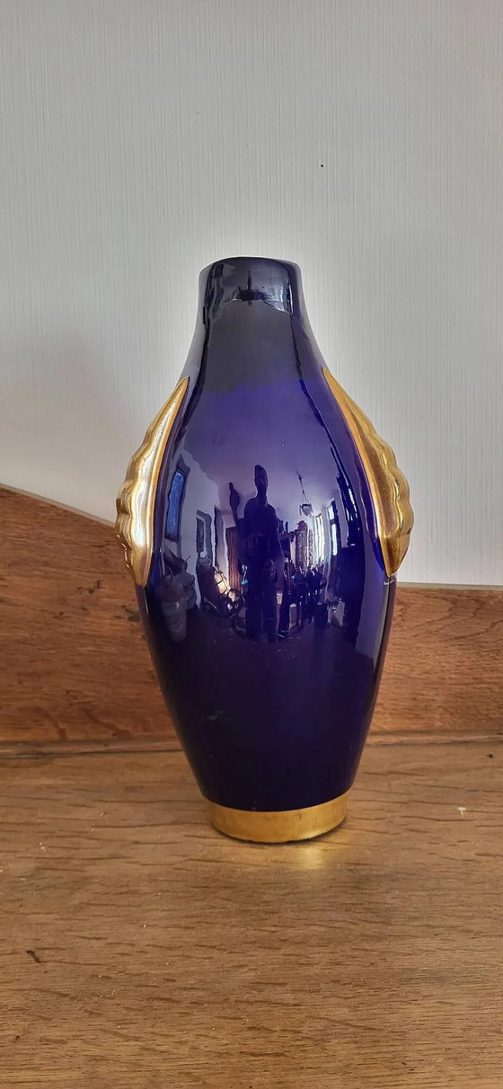 Pinon Maurice ceramic vase in Tours – Porcelain, Art Deco (photo 2 of 7)