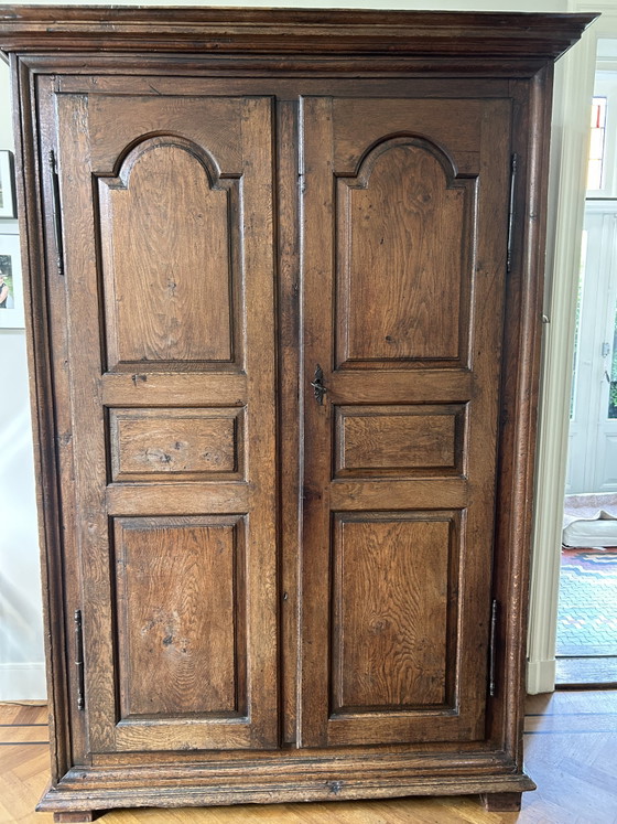 Antiker französischer Schrank – Wandschrank, Wood (photo 3 of 7)