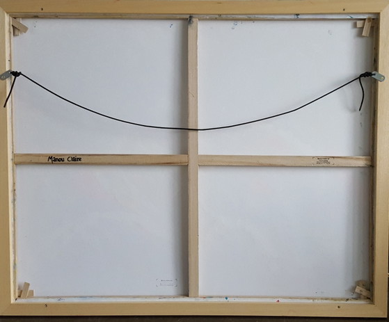 Manou Claire - Somewhere – Schilderijen & Tekeningen, Wood, Canvas (photo 8 of 8)