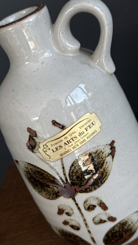 Vintage Grès De L'Arnon – Keramieken Kruik / Pichet – Decoratieve objecten, Ceramic (photo 3 of 5)
