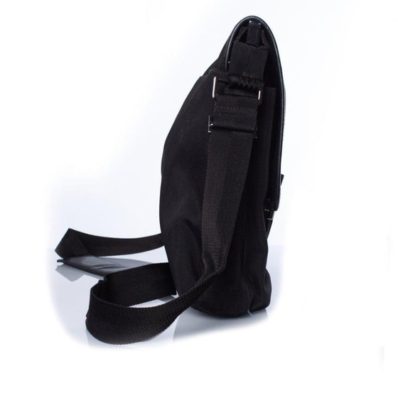Image 1 of Gucci, black canvas messenger bag