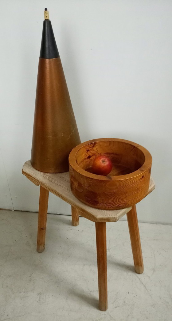 Image 1 of plafoniera danese / lampada in rame attr. ES Horn Aalestrup