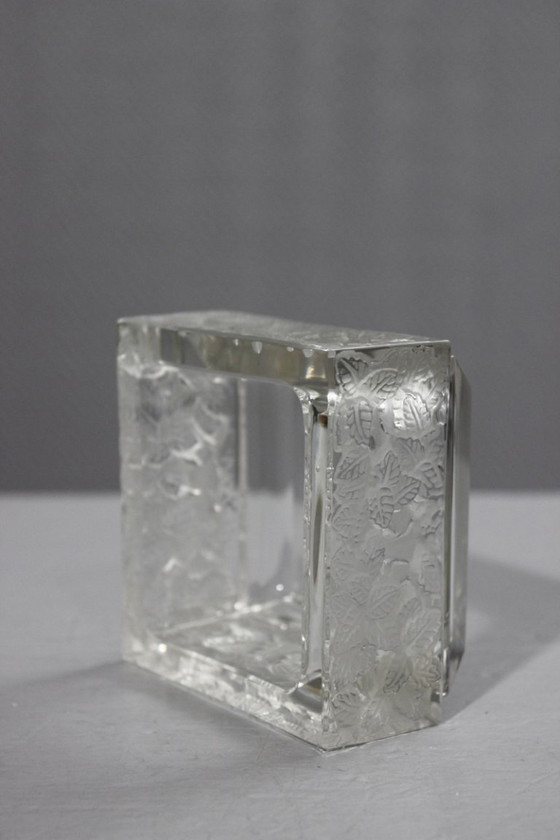 Image 1 of Lalique France "Colmar" ashtray, signed circa 1940