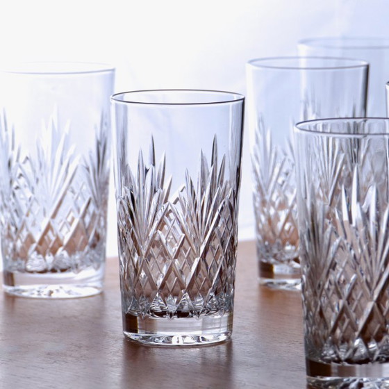 Image 1 of Grandi bicchieri in cristallo soffiato a bocca Montbronn Collezione "Blois"