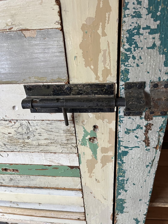 Image 1 of Solid reclaimed wood cabinet