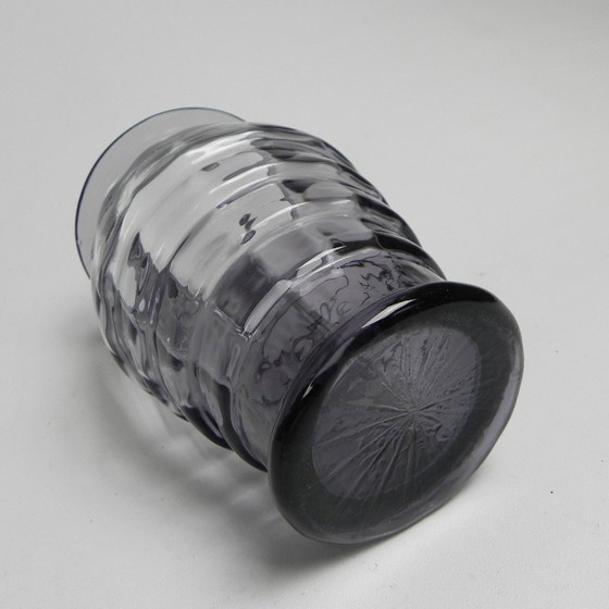 Image 1 of Art Deco vase with twisted vertical bands, Doyen style, 1930s