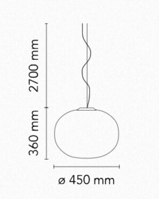Glo-Ball Suspension 2 Flos – Hanglampen, Glass (photo 5 of 5)
