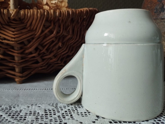 Image 1 of Creil Montereau LM&Cie - Antike Steinguttasse, 19. Jahrhundert.