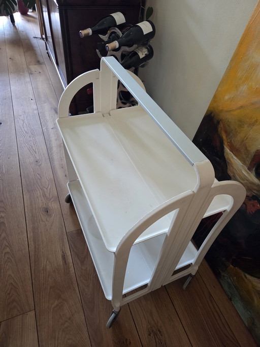 Guzzini jaren 70 trolley inklapbaar