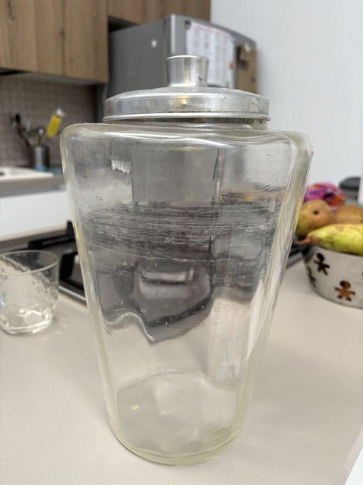 Vase en verre vintage