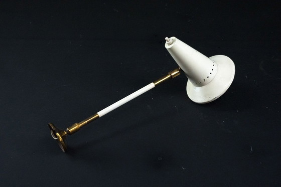 Image 1 of Mid-Century orientable wall lamp by Stilux Milano, Italy, 1950s.