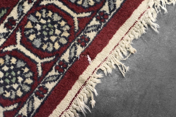 Image 1 of Tappeto da preghiera orientale pakistano Mihrab tessuto a mano vintage, anni '60