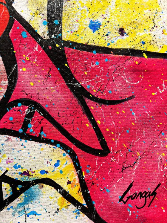 Image 1 of GONGAS - Waiting for you - Artist canvas