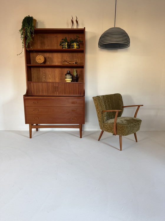 Image 1 of Lampada a sospensione vintage in metallo 'Saturnus', Staff Leuchten '70