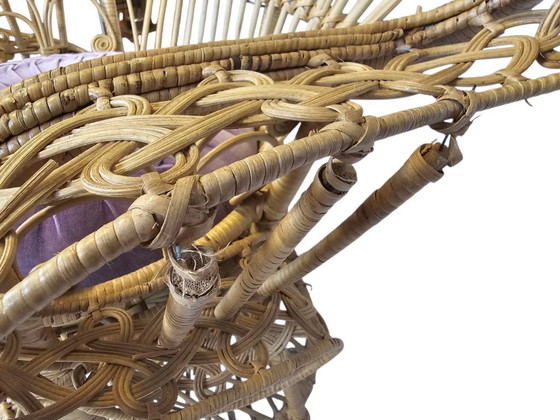 Image 1 of Silla Peacock - Emmanuelle - Ratán