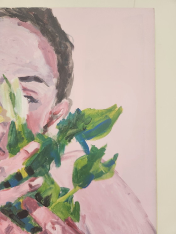 Image 1 of Original Painting 'Klone Alone' (2023) – Beautiful Figurative Work (80x60 cm)
