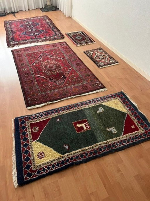 5 Persian rugs/carpets various sizes TOGETHER €100.00 until JUNE 25 !!