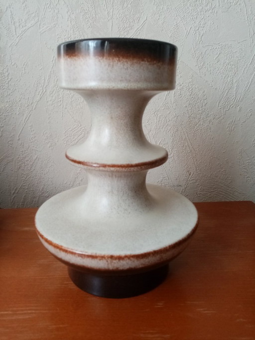 Steuler ceramic vase designed by Cari Zalloni, 1960s (25cm)