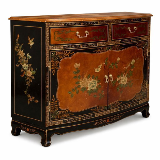 lackiertes Sideboard/Kommode, asiatische Möbel