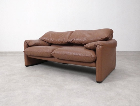 Image 1 of Conjunto Cassina Maralunga 2 plazas en piel mocca