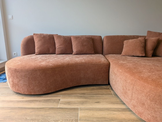Hoekzetel astuce, Hoekbanken, Textiel, Roze (foto 7 van 10)