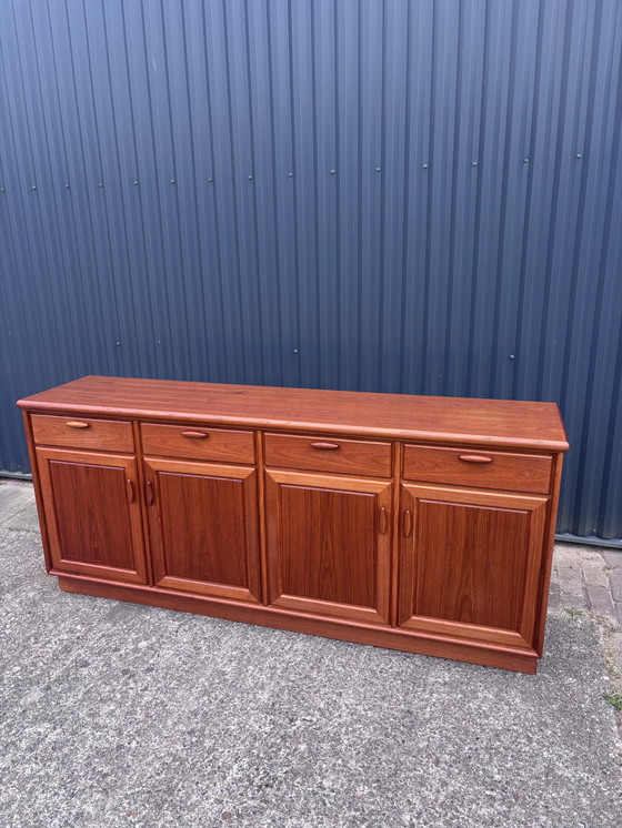 Image 1 of Buffet bas vintage dressoir teck