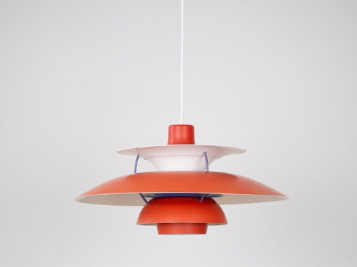 Lámpara colgante danesa vintage PH 5 de Poul Henningsen, Louis Poulsen, 1958