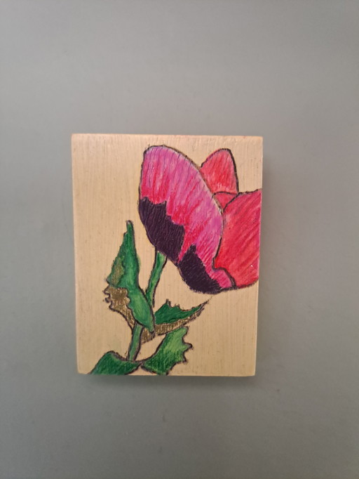 Envelope Art "Poppy"