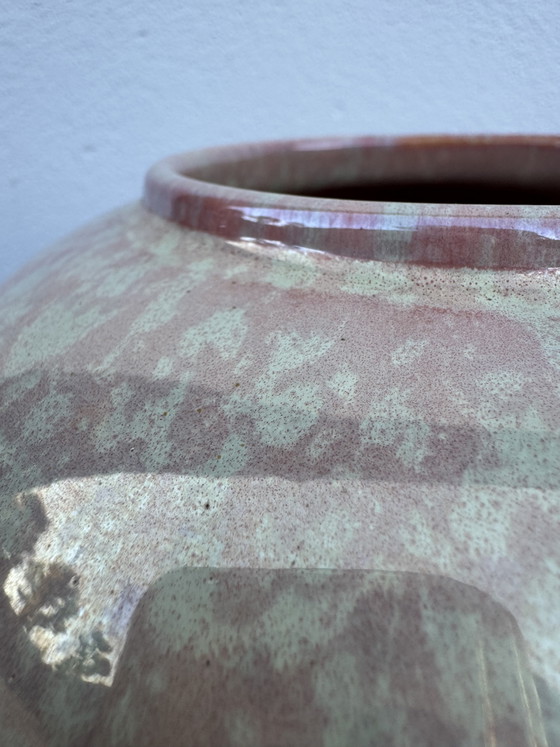 Jarrón Esfera de Loza de Charolles Iridiscente Años 80 – Jarrones, Ceramic (photo 7 of 10)