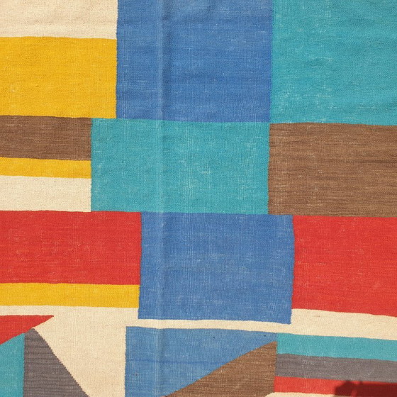 Tapis Tapisserie Sonia Delaunay Serpent Noir | Laine Fait Main | 208×308 cm – Cotton (photo 10 of 12)