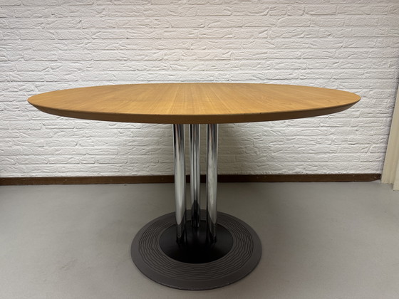 Image 1 of Leolux Trias Tafel 120 cm Kersenhout