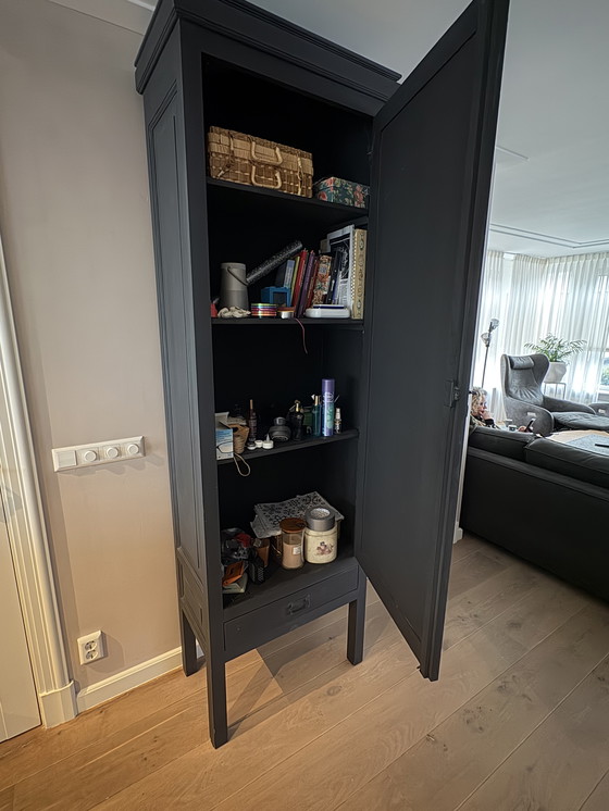 Image 1 of Keijser & Co High Cabinet – 230 cm – black with gray wash