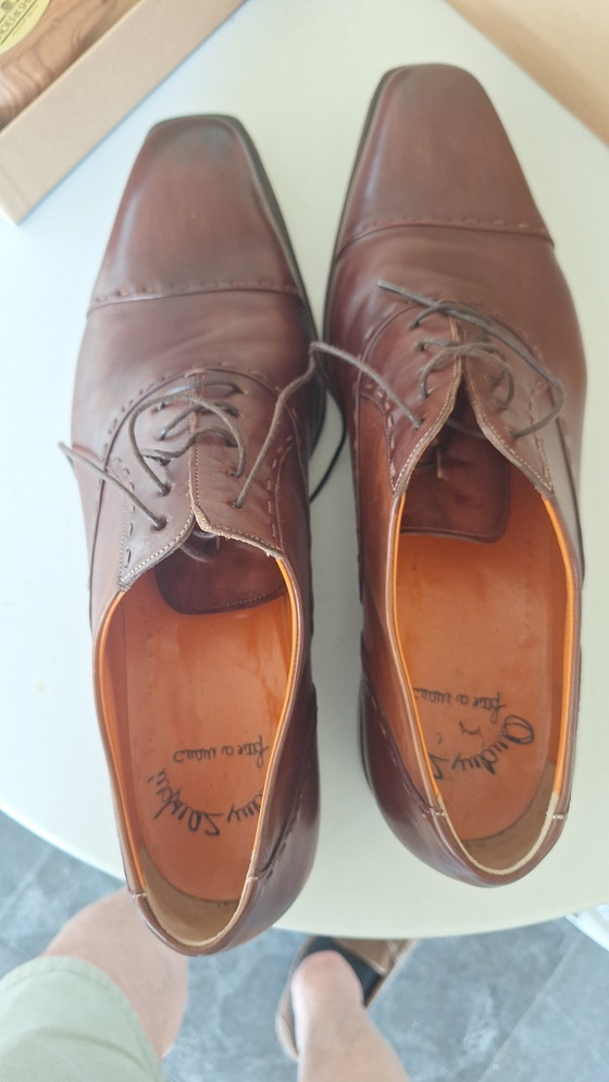 Scarpe da uomo Santoni, taglia 10, tendiscarpe inclusi. – Prodotti per la manutenzione, Leather (photo 3 of 6)