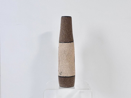 Katharina Eichler Vessel Sculpture, Nerikomi Ceramics, Unique Character, Vases, Brown, Modern (photo 7 of 11)
